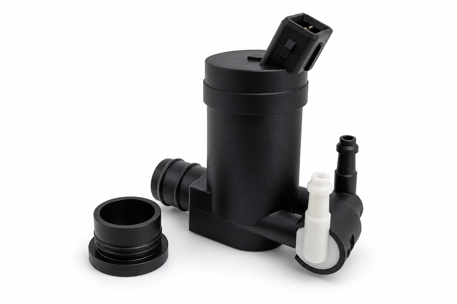 TF048 automotive washer pump — illustrative catalog image