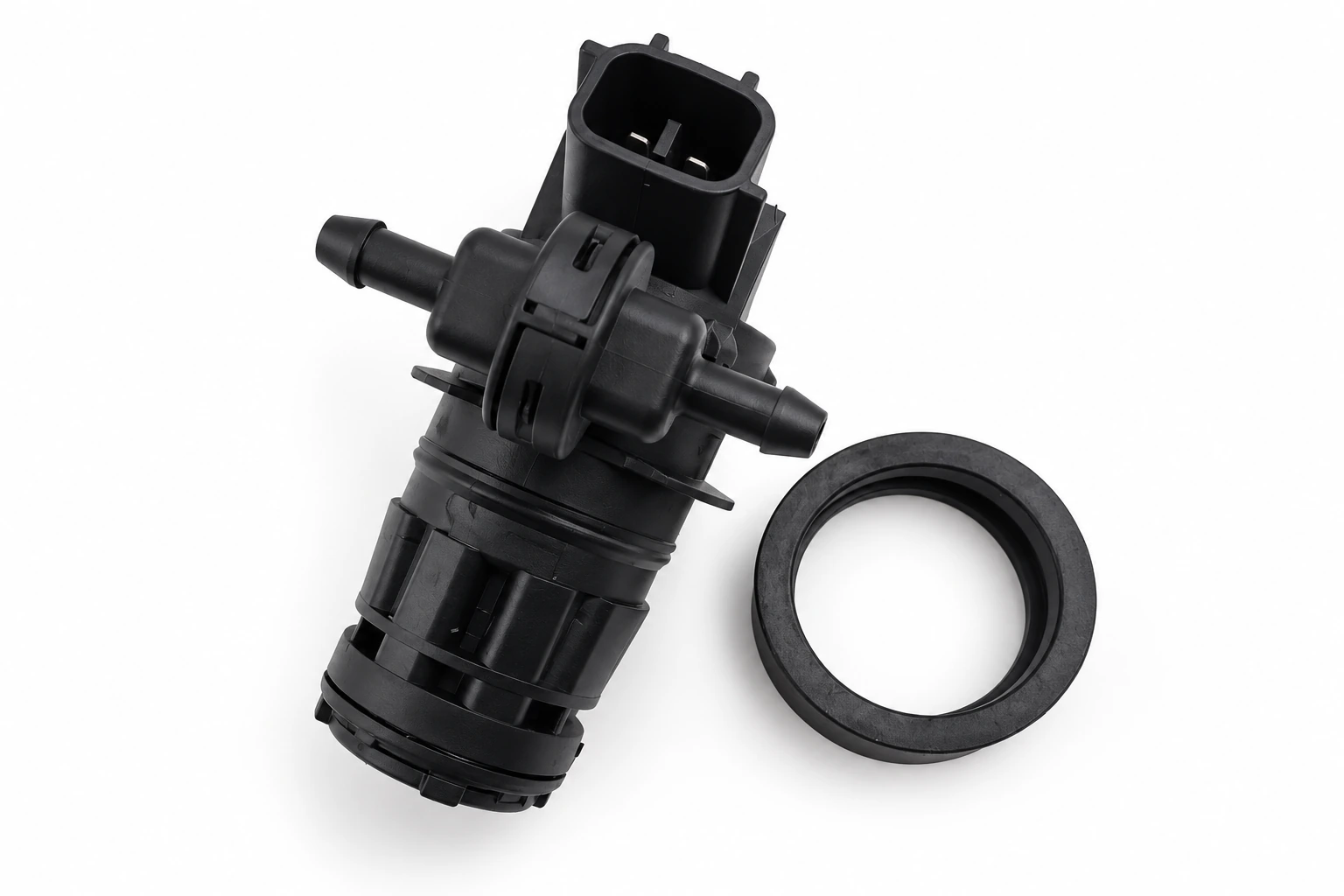 TF074 automotive washer pump — illustrative catalog image