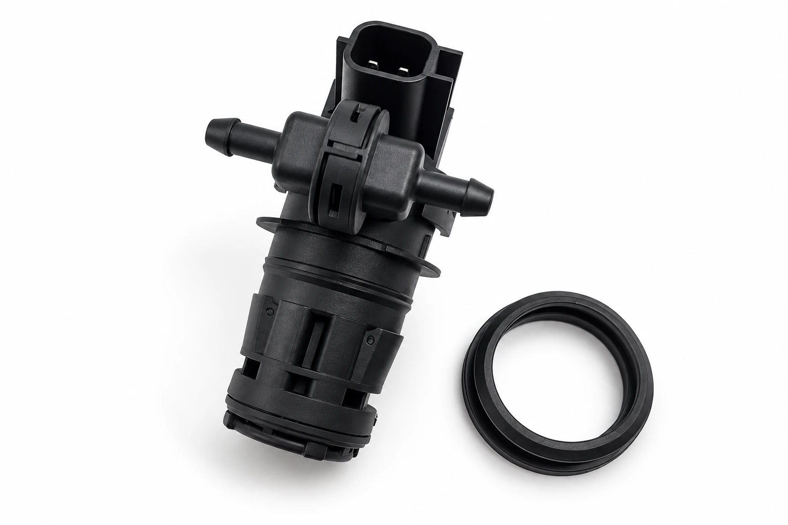 TF076 automotive washer pump — illustrative catalog image