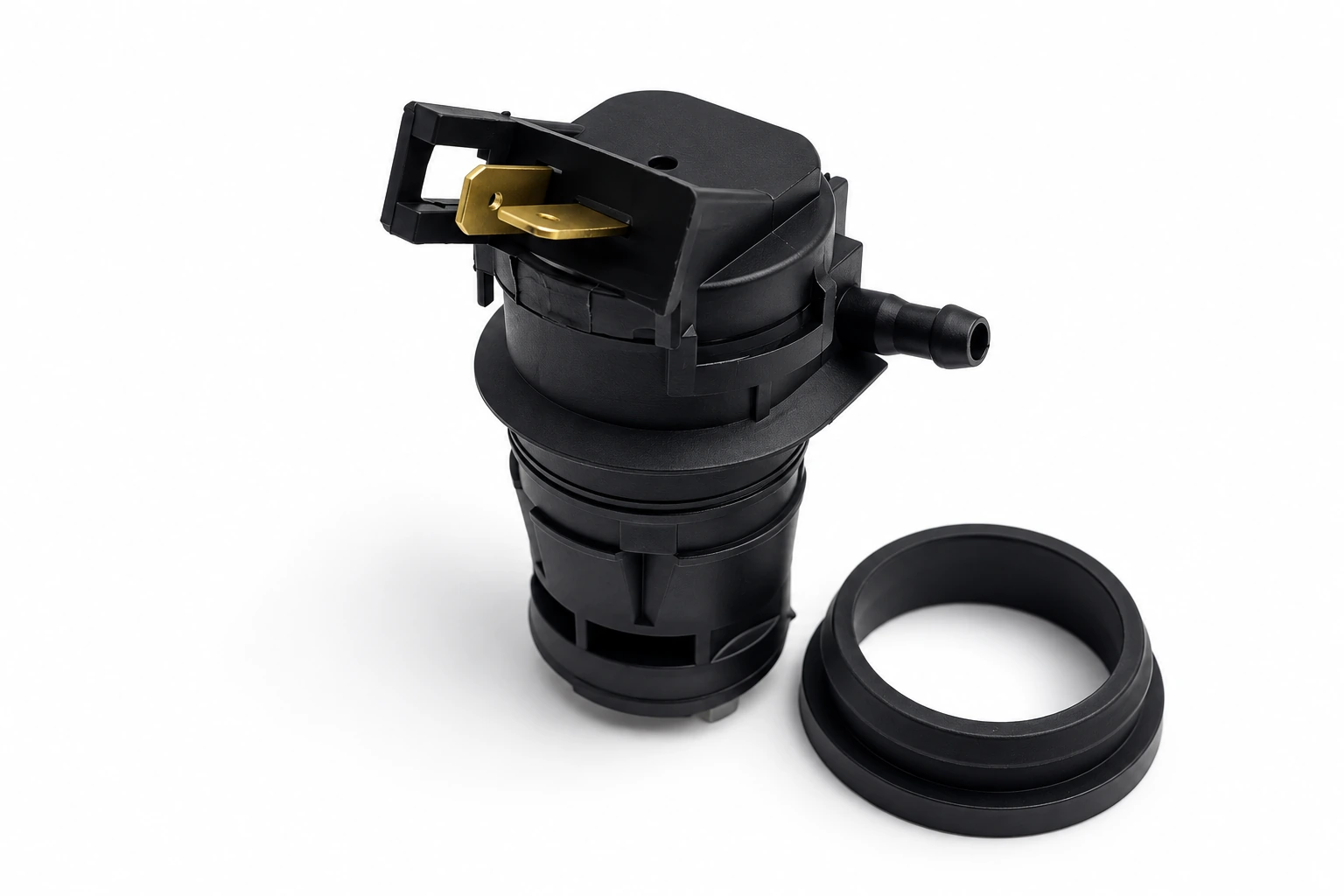 TF077 automotive washer pump — illustrative catalog image